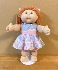 Vintage Cabbage Patch Kids Play Along Doll PA-4 Girl With Red Hair Violet Eyes