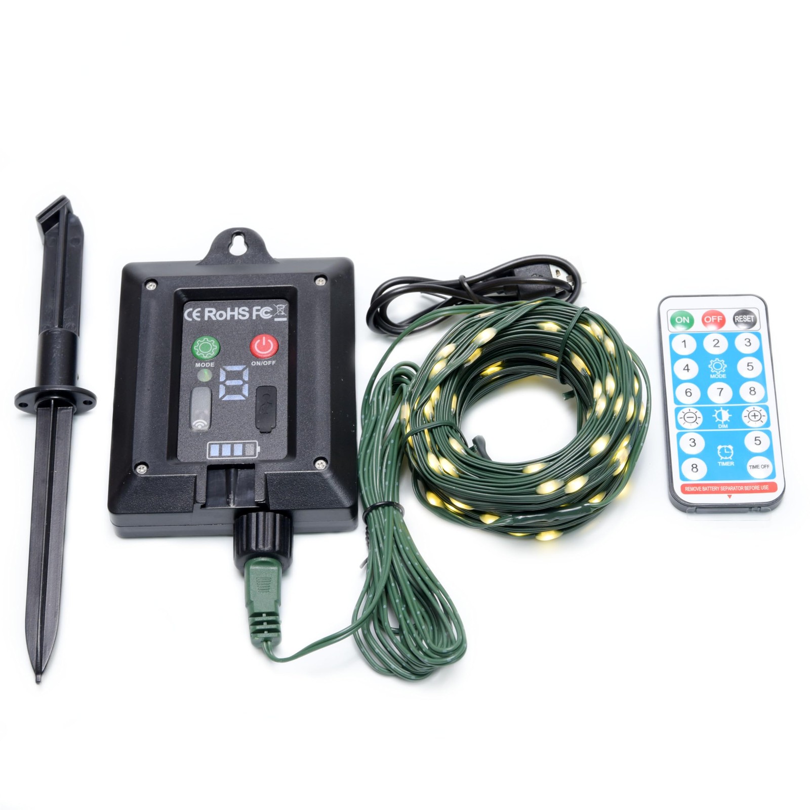 200 LED Solar Fairy Lights Outdoor Waterproof for Christmas Decorations