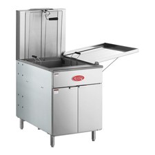 Gas 110-125 lb. Flat Bottom Funnel Cake / Donut Fryer - 90,000 BTU