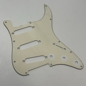 Vintage Fender Stratocaster Pickguard Cream 3-ply 59 Style 11 Hole Natural Relic