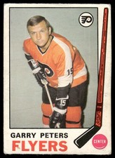 1969-70 O-Pee-Chee Hockey OPC Garry Peters Vintage Philadelphia Flyers #171