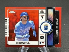 Bobby Witt Jr. # /5 Red Refractor 2026 Topps Chrome Big Ticket Players Royals 🔥