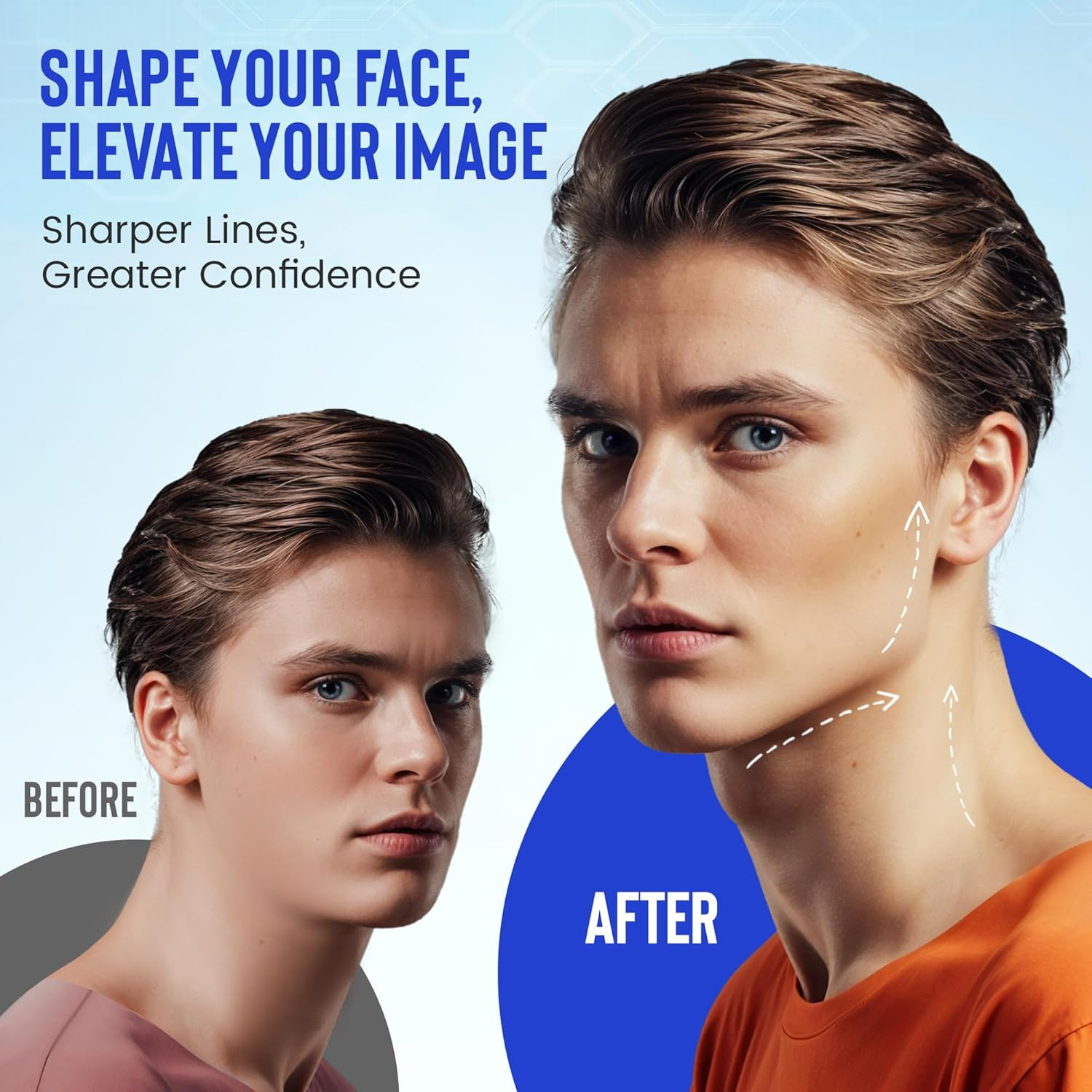 Double Chin Reducer Jaw Exerciser – Jawline Sculptor and Face Slimmer for Women