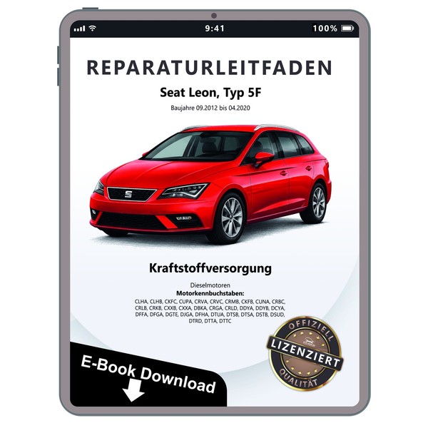 Seat Leon 5F 2012-2020 Kraftstoffversorgung Diesel Reparaturhandbuch Download-image
