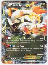 White Kyurem EX Holo Ultra Rare Legendary Treasures 101/113 on eBay