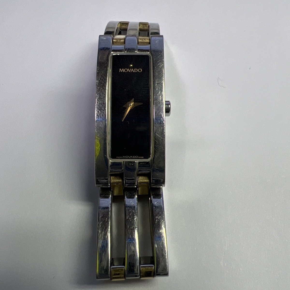 Movado Esperanza 84 H5 1400 14mm Swiss Quartz Stainless Steel Ladies Watch Lot - MOVADO ESPERANZA MOTHER OF PEARL DIAMOND LADIES WATCH main image 3