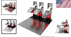 Logitech G25 G27 G29 G923 Inverted Pedals - Add-On Kit