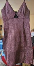 Brown Glitter Party Dress by H&M Ladies