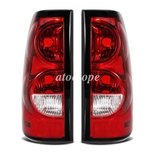 Fit 2003-2006 Chevy Silverado 1500 2500 3500 Lh Rh Pair Tail Lights Brake Lamps Fit 2003-2006 Chevy Silverado 1500 2500 3500 Lh Rh Pair Tail Lights Brake Lamps