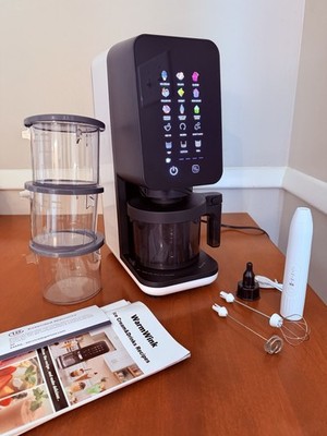 WarmWink T0101 Electric Ice Cream Maker 16oz Compressor Touchscreen w/ Book