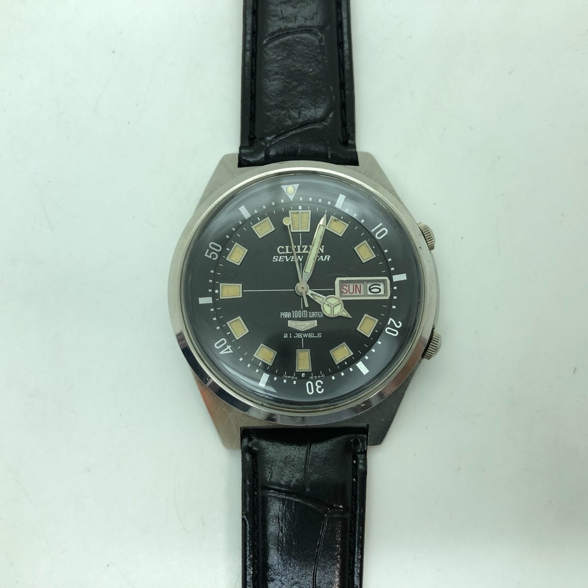 w2297] CITIZEN SEVEN STAR 2812 Diver Automatic Vintage 21J New