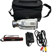 JVC GR-DVL120U MiniDV Digital CyberCam Video Camera Charger AV Cables Case