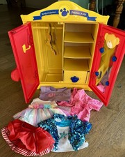 Build-A-Bear Workshop Beararmoire Fashion Case Classic Closet Armoire W/clothes