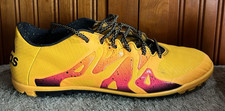 Adidas S74660 Men's X 15.3 Soccer Cleats Orange Gold Pink US Size 13 EUC.