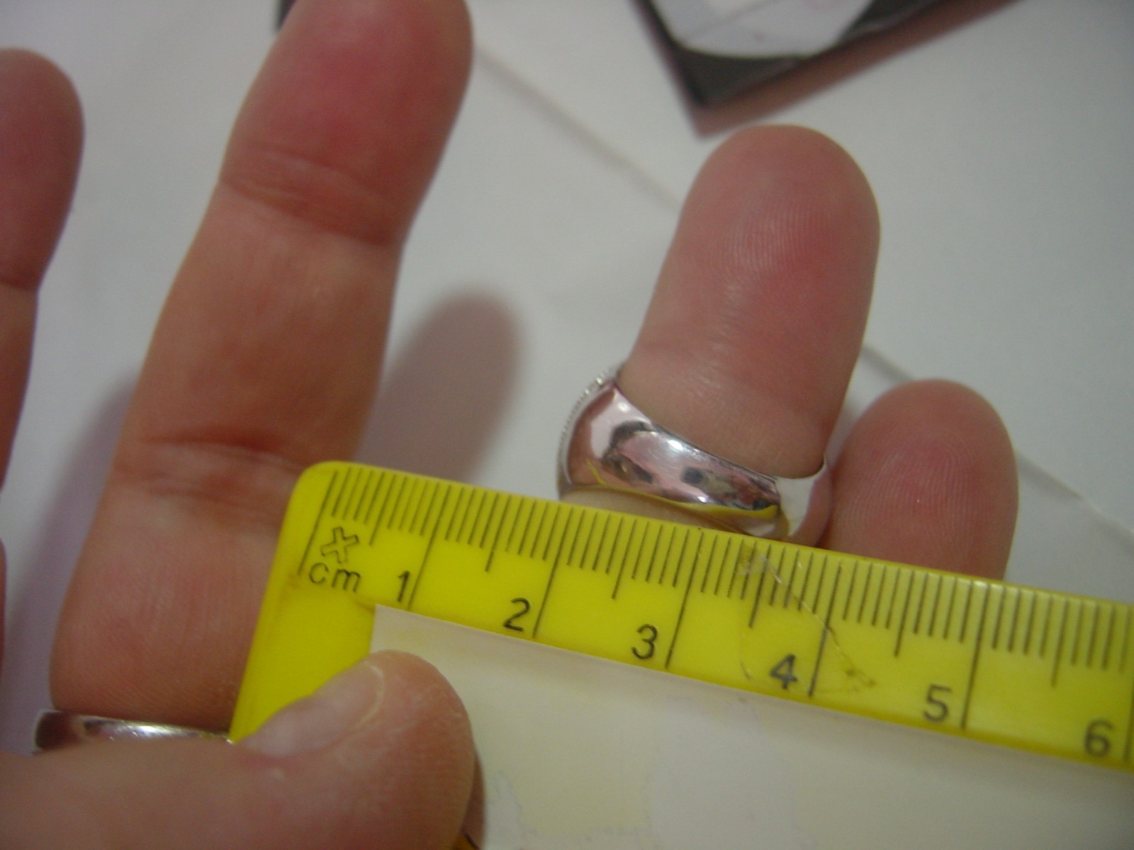 SOLID SILVER HEAVY RING-SUPERB GENUINE "NATURAL" … - image 9