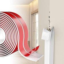 Wall Corner Protector Self-Adhesive Flexible   Durable 0.8in 20ft, Flat
