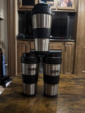 3 Thermos Insulated Stainless Steel Travel Co...