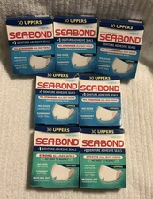 Sea-Bond Denture Adhesive UPPERS 30 ct ( 7 boxes ) Original And Fresh Mint