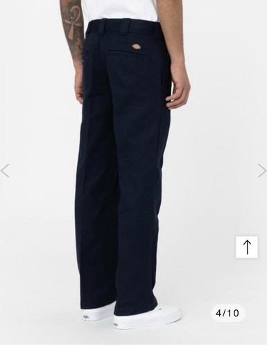 Dickies Workwear slim straight Chino 34W 32L. Navy. - Picture 8 of 9