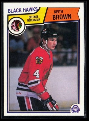 Keith Brown 1983-84 O-Pee-Chee #98 NMT