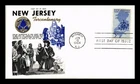 Dr Jim Stamps New Jersey Tercentenary First Day Issue Cover Craft Cachets