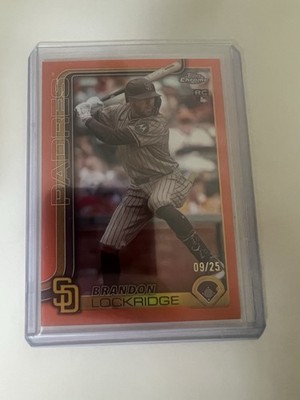Brandon Lockridge Topps Chrome Orange Refractor /25 Rookie Card No.106