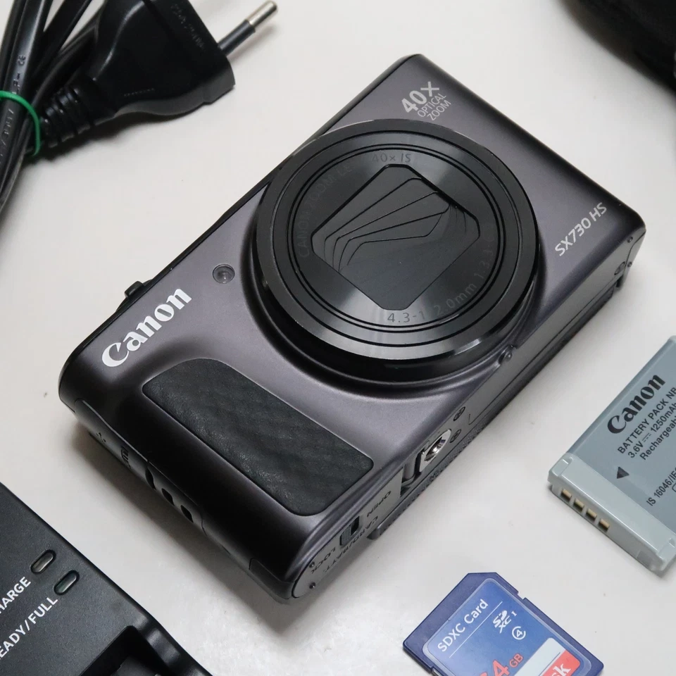 [Mint] Canon Powershot SX730 SX740 Hs Digital Camera Black 20.3MP, 40x, Case, SD - Image 4 of 4