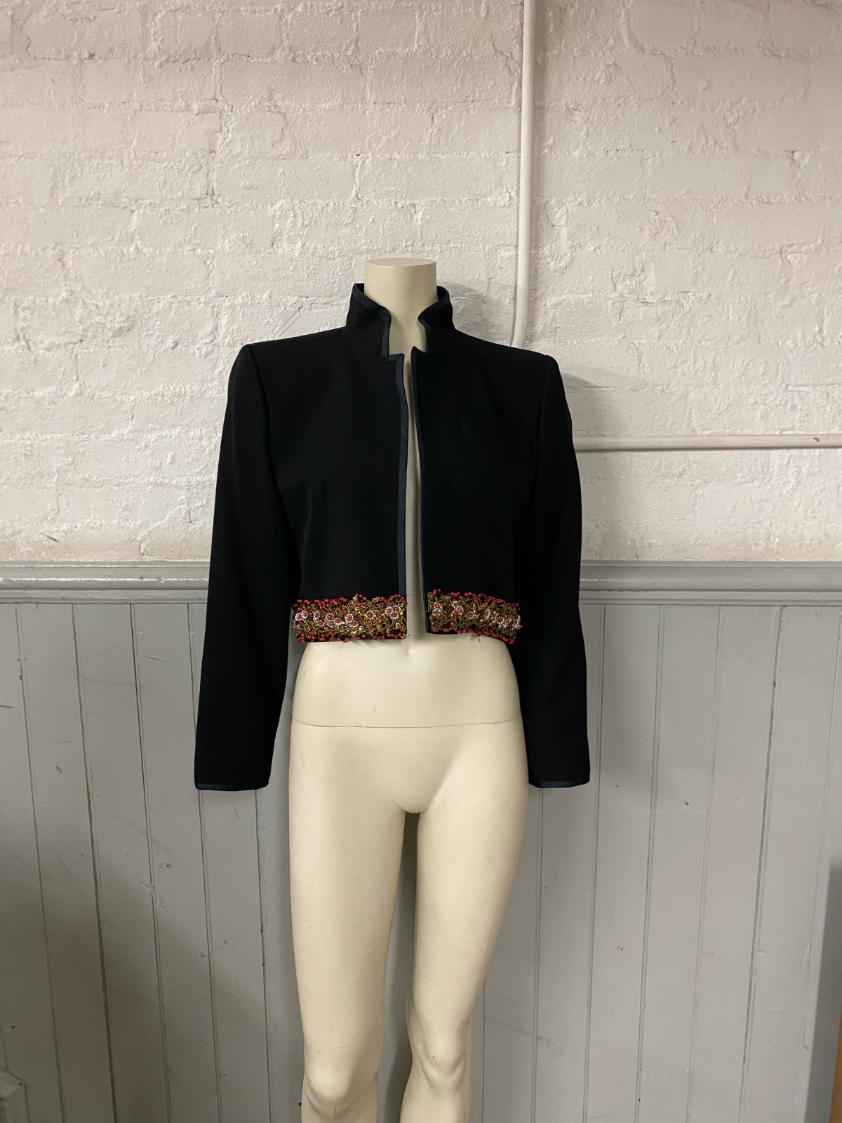 Giacca cropped Yves Saint Laurent