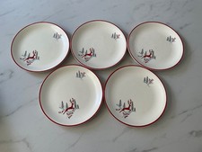 Five Vintage,Retro 1950's Crown Devon Fielding's *Stockholm* Tea Plate 15.5cm