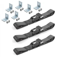 Ford Fairlane 1970 Standard 2pt CH Lap Bench Blt Kit w/BKTS 3 Belts 