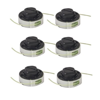 6PCS Trimmer Head Spools for Stihl FSA 57 FSE 52 Weed Eater String Autocut C3...
