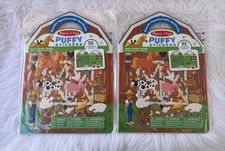 Melissa  Doug Puffy Stickers Farm Play Set - Lot of 2 - Reusable  New