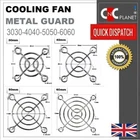 Cooling Fan Metal guard Mesh Grill Protection cover steel 30mm 40mm 50mm 60mm