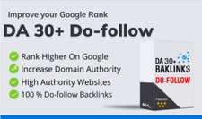 100 High Domain Authority Do-follow SEO backlinks DA 30 to DA 100 Full Report