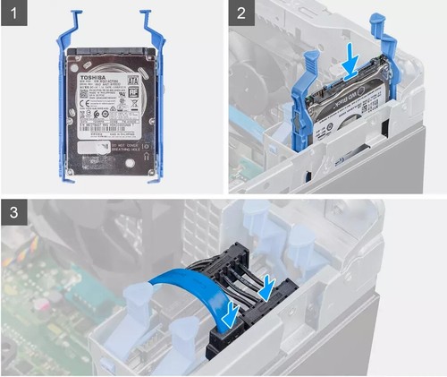 Dell 7000 7090 7071 7010 7080 8940 G5 5880 5090 HDD Caddy 2.5" SSD YHNFX 0YHNFX - Afbeelding 10 van 10