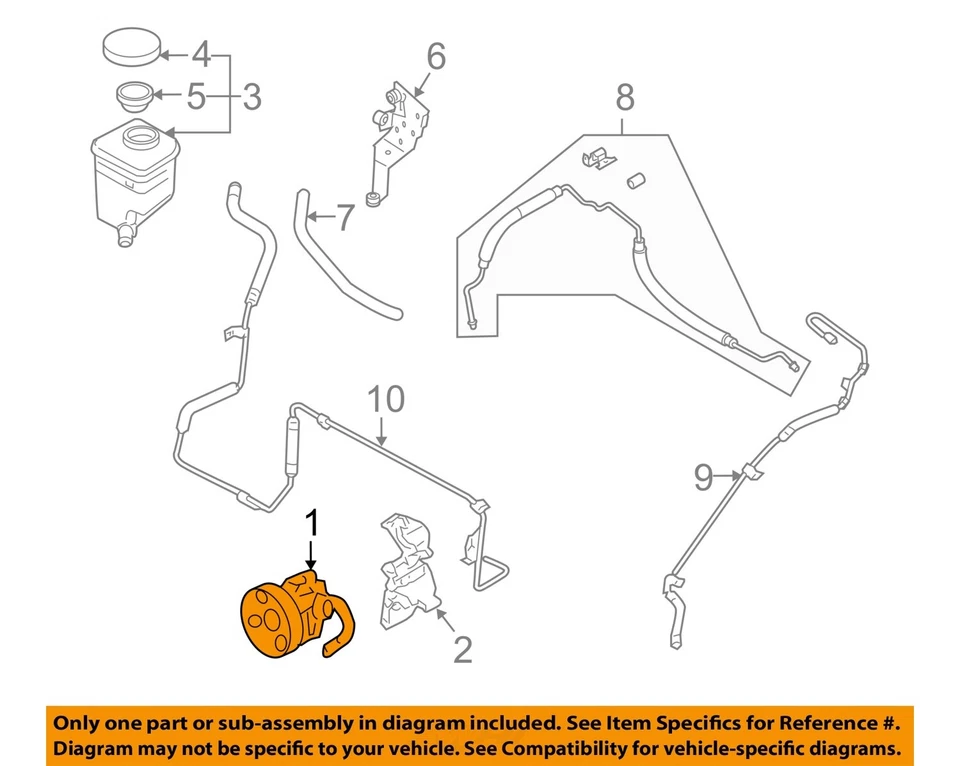 Bomba de dirección asistida usada se adapta a: Suzuki Verona 2004 grado A Foto 3 de 4