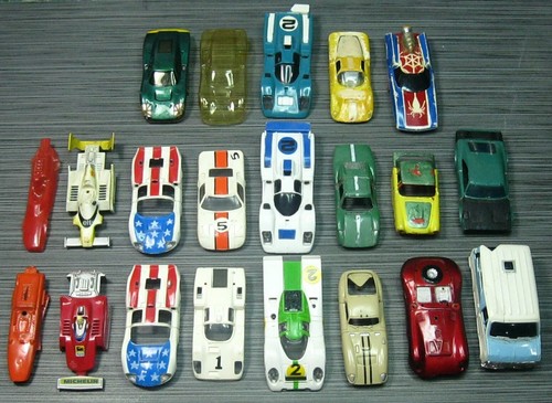 1960's-1970's SLOT CAR AFX Tyco AuRoRa TJet BODY Lot Good & Bad VINTAGE HO