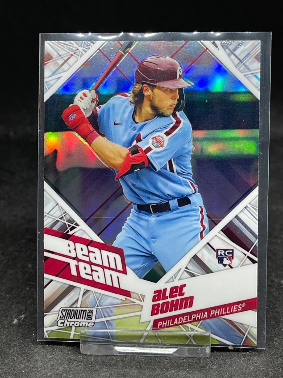 2021 Stadium Club Chrome Beam Team #BTC-18 Alec Bohm Refractor Phillies