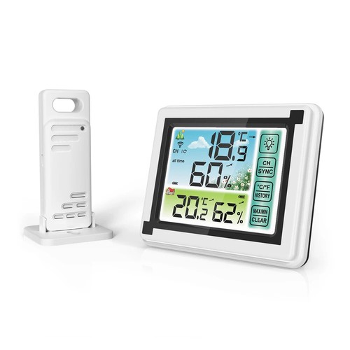 Thermometer Indoor Outdoor Digital LCD Hygrometer Temperature Humidity Meter Big - Picture 6 of 20