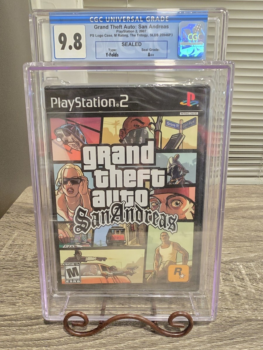 Grand Theft Auto San Andreas PS2 CGC Graded 9.8 A++ Sealed | eBay