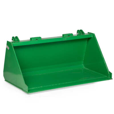 Titan Attachments 4FT Dirt Bucket Attachment Fits John Deere Hook And Pin