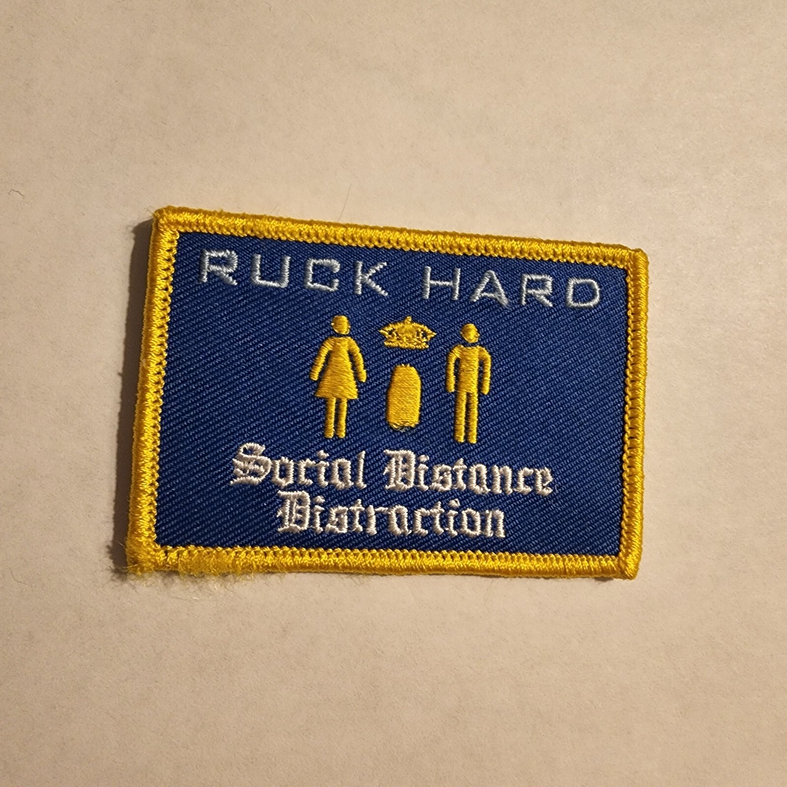 Ruck Distance GoRuck Moral Patch Ruck Hard Social Distance Distortion Military ...