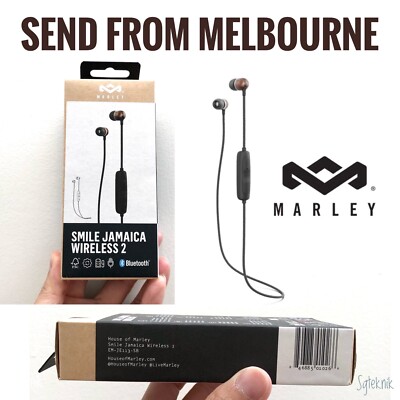 House of Marley Smile Jamaica Bluetooth Wireless Earphones EM
