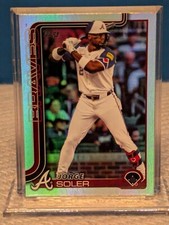2025 Topps Series 1 - RAINBOW FOIL #23 Jorge Soler Atlanta Braves