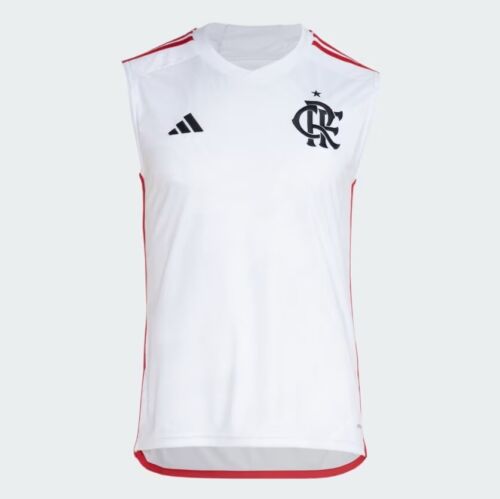 Maillot de football de football soccer Flamengo Away Tank Top - adidas 2024 2025 - Photo 1 sur 2