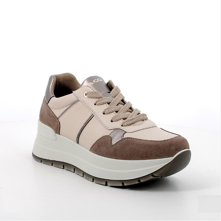 КРОССОВКИ IGI-CO SCARPE CON ZEPPA DA DONNA 6675411 БЕЖЕВЫЕ FANGO DAL 35-41 НОВЫЕ 23790₽