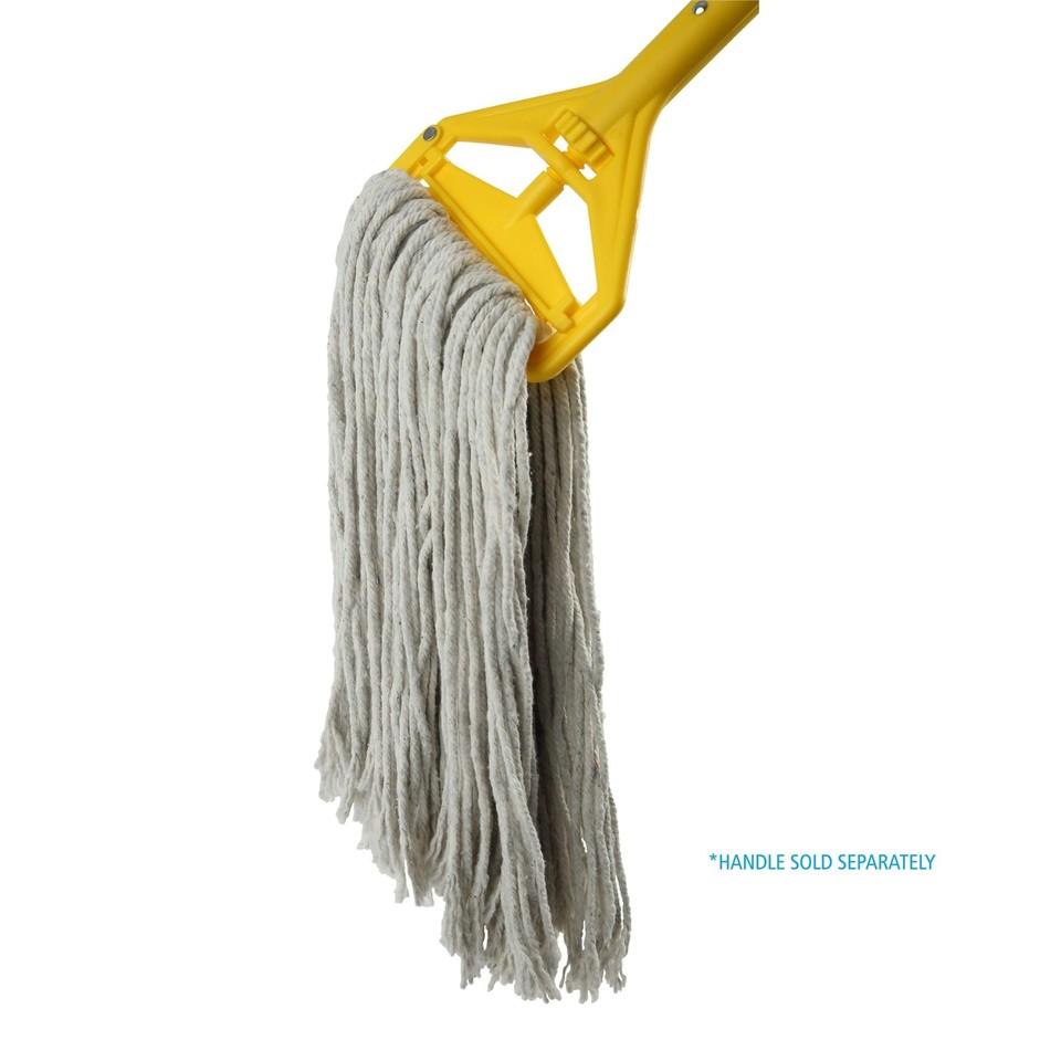 CutEnd Wet Mop Head, Cotton, No. 24, White 12/Carton eBay
