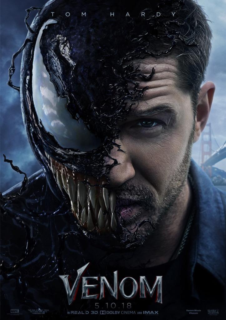 Venom Tom Hardy Teaser Movie Poster A5 A4 A3 A2 A1 | eBay