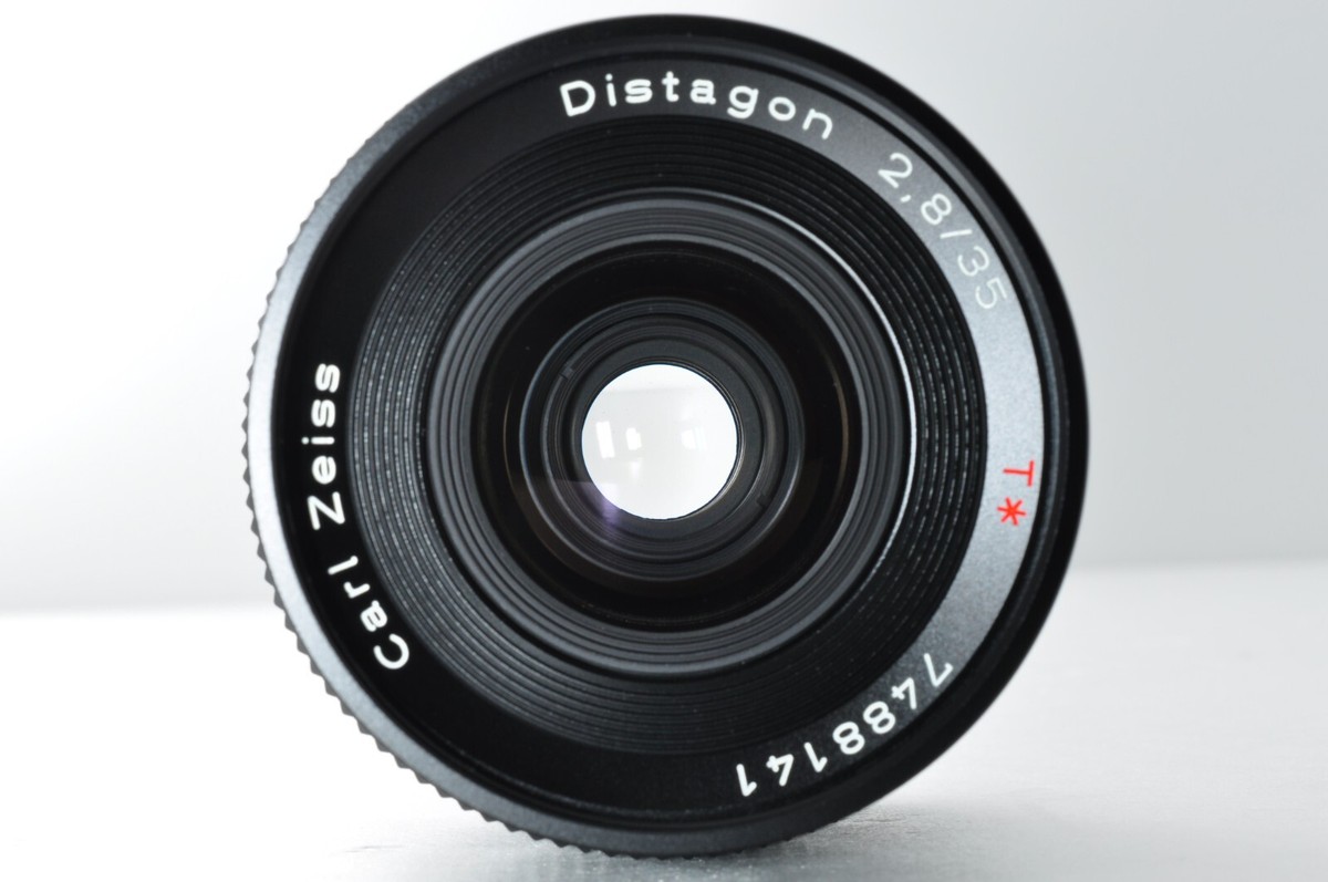 【美品】Carl zeiss Distagon 35mm f2.8 contax Carl Zeiss Distagon T* 35mm F/2.8 [AE, MM] | LENS-DB.COM