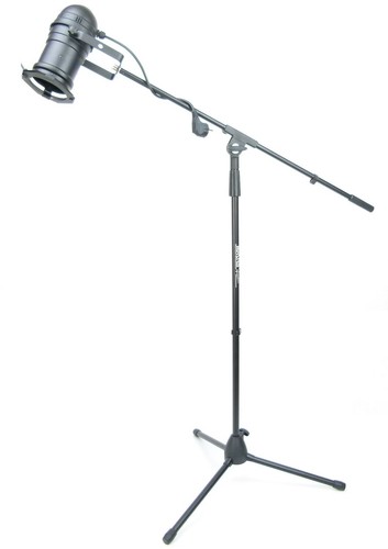 PAR-20 Scheinwerfer Schwarz Spot Light mit Kabel, Stecker, Farbfilterrahmen, E27 - Bild 6 von 6